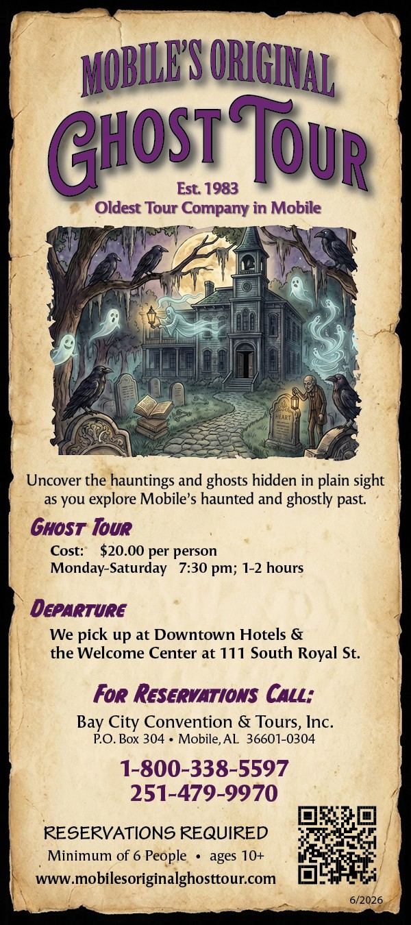 Ghost Tours of Mobile, Alabama